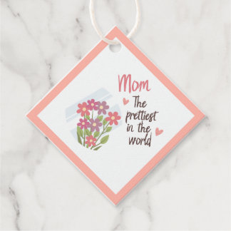 La mejor etiqueta de regalo de mamá - Día de la mã