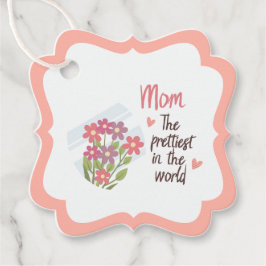 La mejor etiqueta de regalo de mamá - Día de la mã