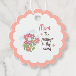 La mejor etiqueta de regalo de mamá - Día de la mã