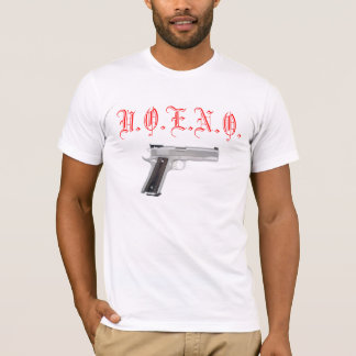 La Monda&Co. T-SHIRT branco da ARMA de UOENO