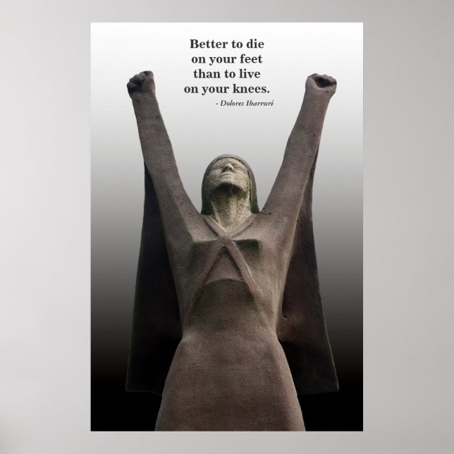 La Pasionaria Freedom Fighter Poster (Frente)