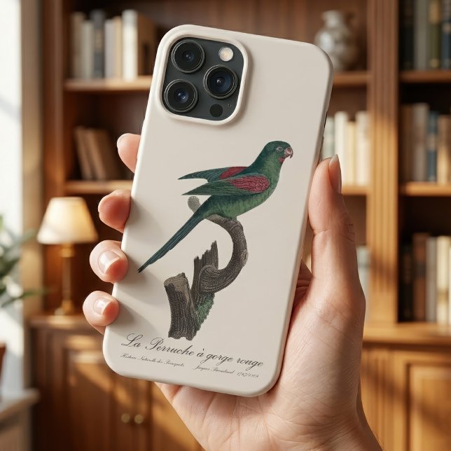 La Perruche, um desfiladeiro (Orange-Chinned Parakeet, Brotogeris jugularis. iPhone Case)