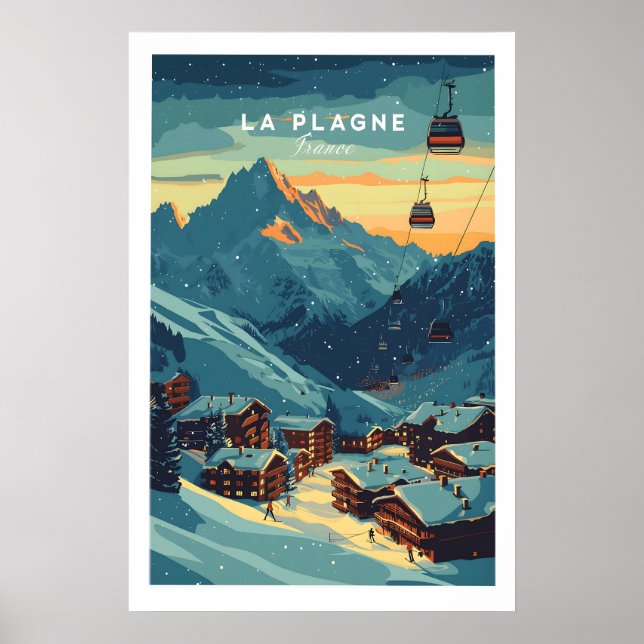 La Plagne Impressão França 1 (Frente)