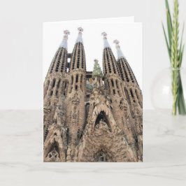 La Sagrada Familia - Barcelona - cartão