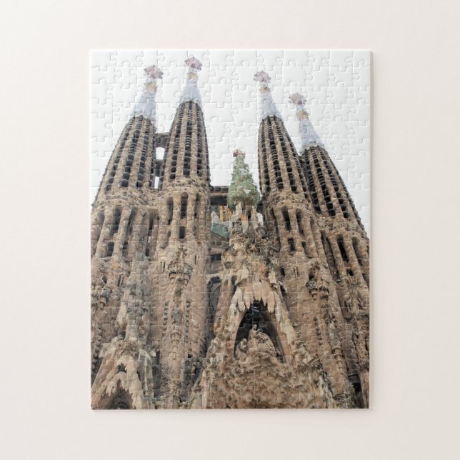 La Sagrada Familia - Barcelona, quebra-cabeça da (Vertical)