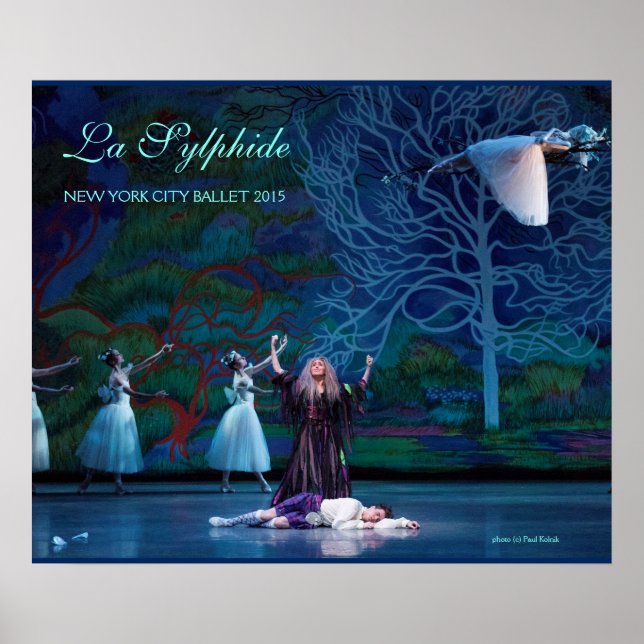 La Sylphide poster de Madge & James (Frente)