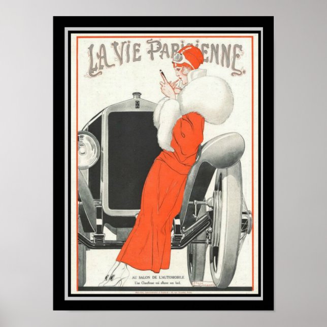 La Vie Parisienne Art Deco Poster 12 x 16 (Frente)