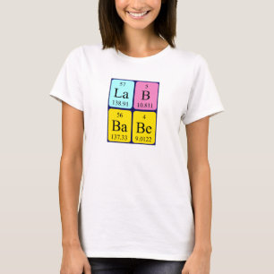 Lab Babe Camisa de mesa periódica