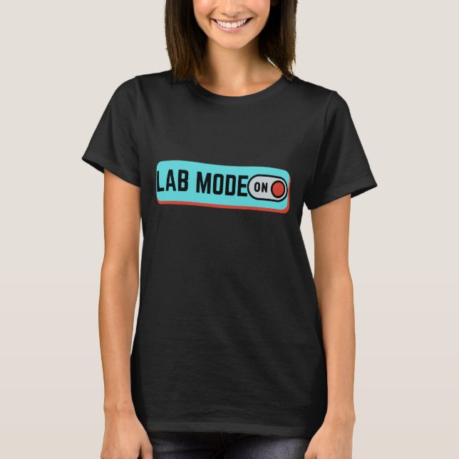 LAB MODE LIGADO - Camiseta LABLIFE (Frente)