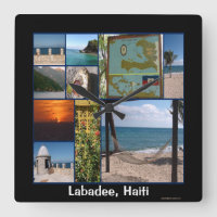 Labadeus, relógio do muro do Haiti