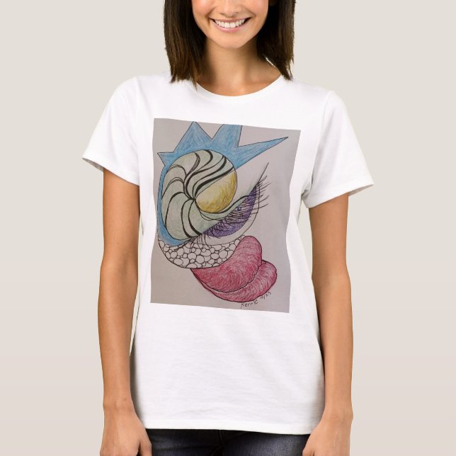 Lábios doces, t-shirt (Frente)