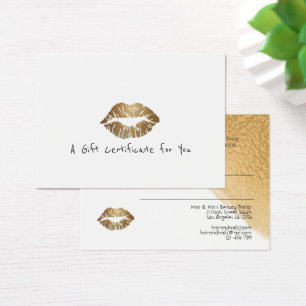Lábios Dourados CERTIFICADO GIFT ADD LOGO Beauty