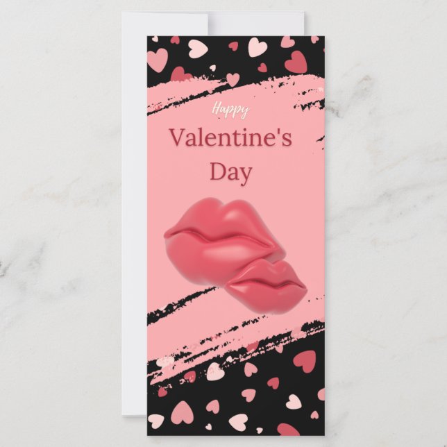 Lábios Felizes dias de os namorados Te Amo Querida (Frente)