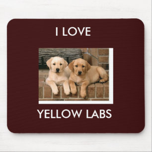 Laboratório amarelo Mousepad