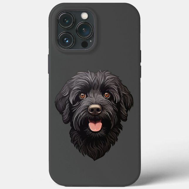 Labradoodle Black Dog (Verso)