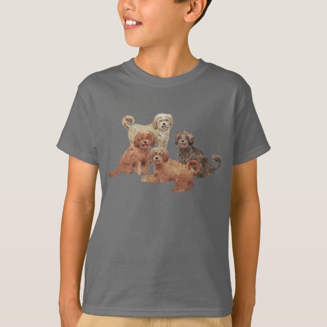 LABRADOODLE caçoa o t-shirt <3 (Frente)