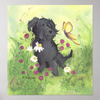 Labradoodle Doodle Dog / Artist Poster