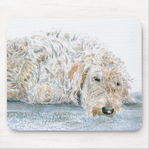Labradoodle sonolento Mousepad