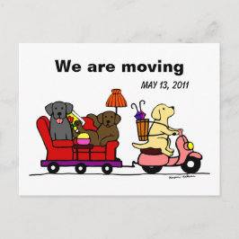 Labrador Dogs Cartoon Movimentando Anúncio