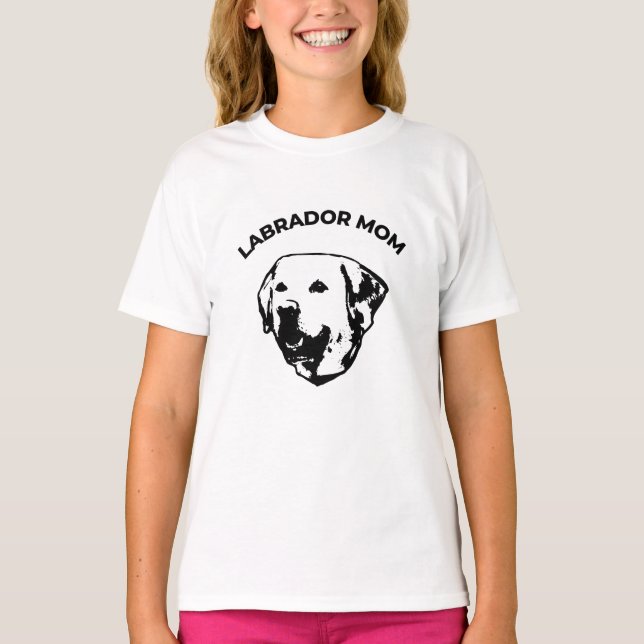Labrador Mãe T-Shirt (Frente)