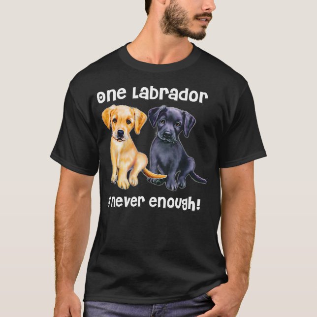 Labrador Pet Dog Camisetas engraçadas Gift ouro pr (Frente)