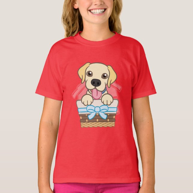 Labrador Puppy T-Shirt (Frente)