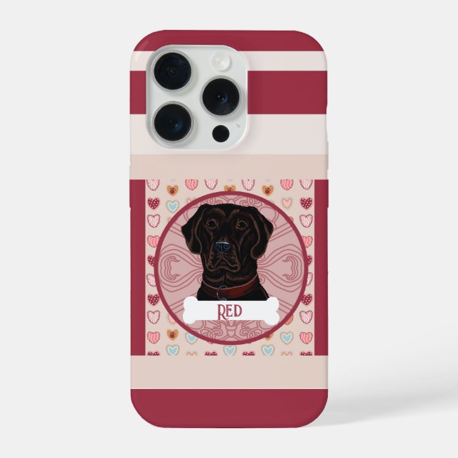 Labrador Retriever Heart iPhone 11 Pro Case  (Verso)