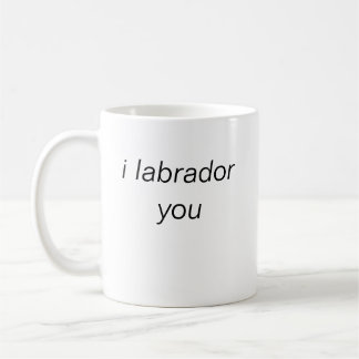 labrador, sua caneca