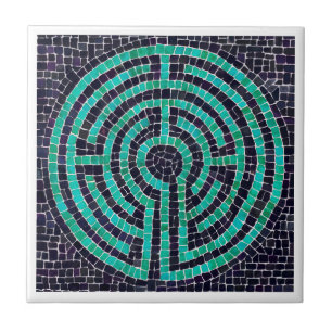 LABYRINTH III 4.25x4.25 Azulejo cerâmico - Branco