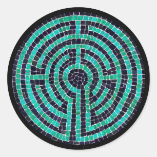 LABYRINTH III Grandes Autocolantes redondos - Pret