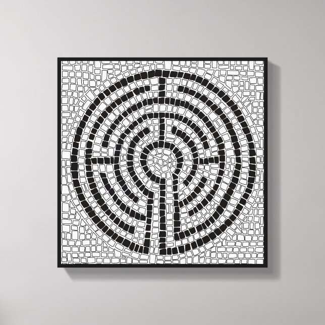 LABYRINTH VII 12x12 Canvas (1,5" profundidade) (Frente)