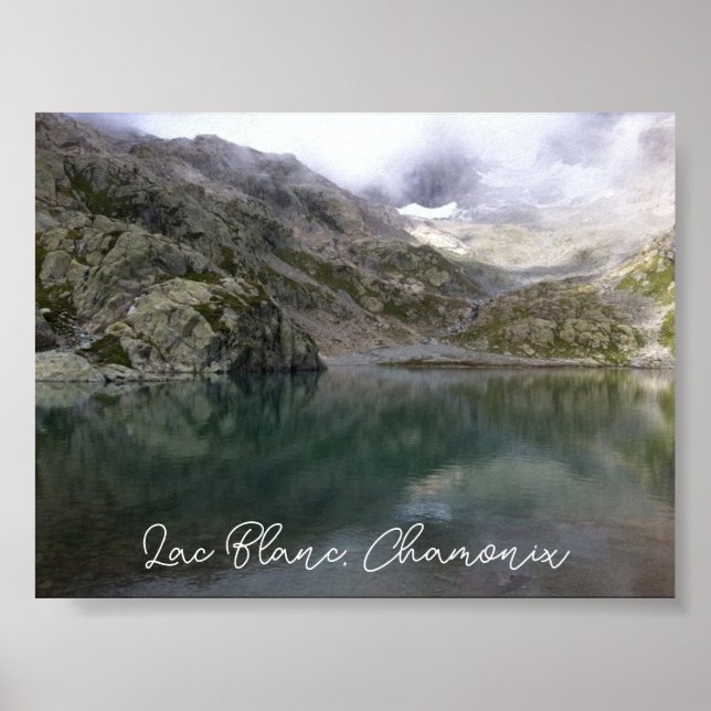Lac Blanc, Chamonix poster (Frente)