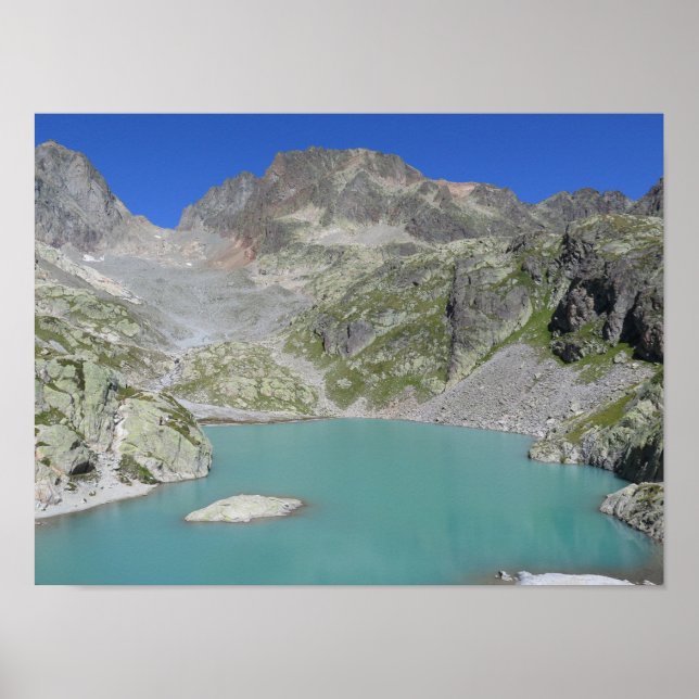 Lac Blanc French Alps Poster (Frente)