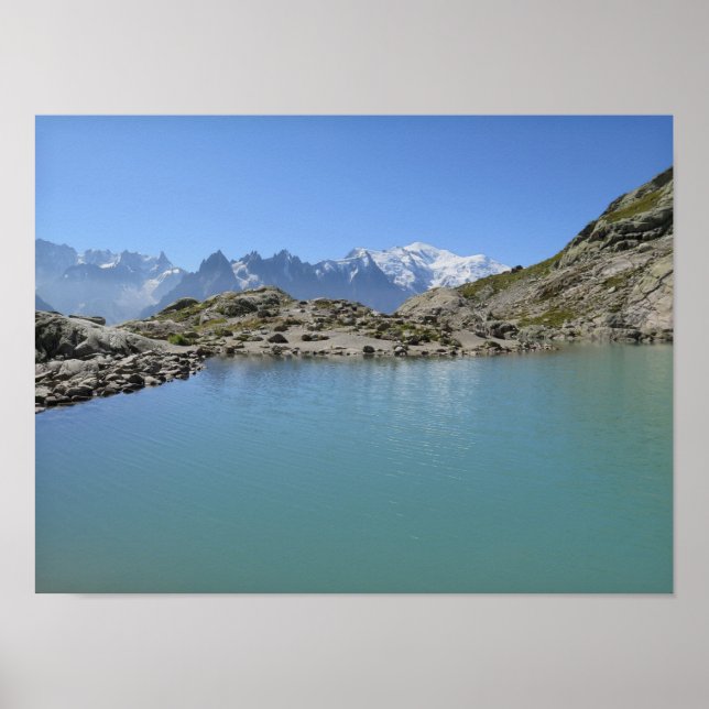 Lac Blanc French Alps Poster (Frente)