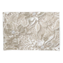 Lace bege elegante com diamante