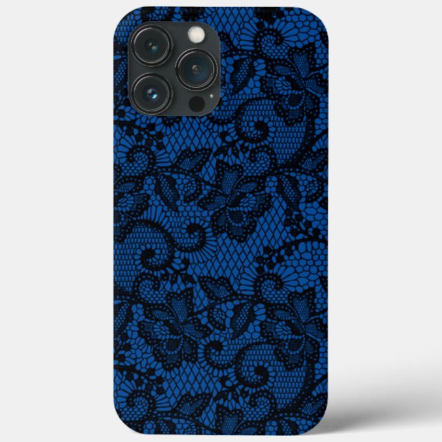 Lace De Faux Teal E Preto (Verso)