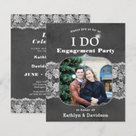 Lace Elegante do ORÇAMENTO Eu faço o convite para 