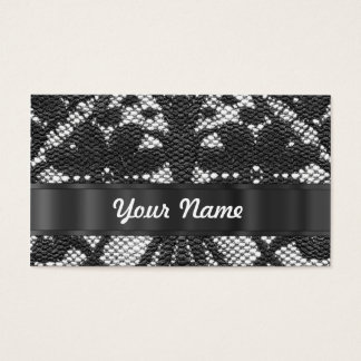Lace preto personalizado
