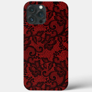 Lace Vermelho E Preto