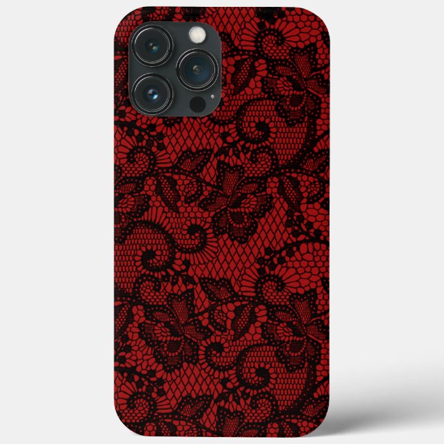 Lace Vermelho E Preto (Verso)