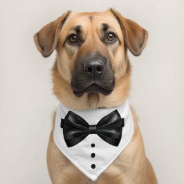 Laço de Tuxedo para Cão Elegante