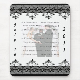 Laço preto Mousepad