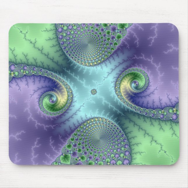 Laços frutados - Fractal Mousepad (Frente)