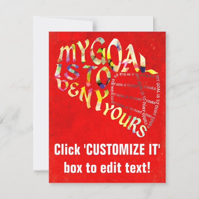 Lacrosse Goalie Mask Typografia (Frente)