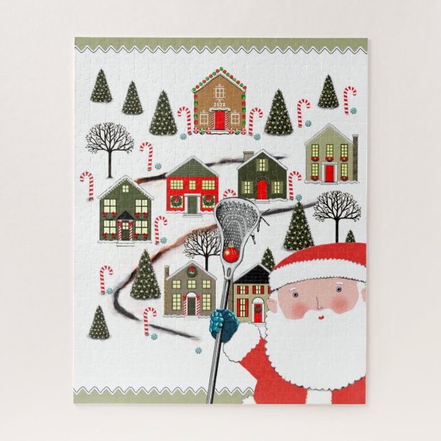 Lacrosse Holiday Gifts Quebra-cabeça (Vertical)