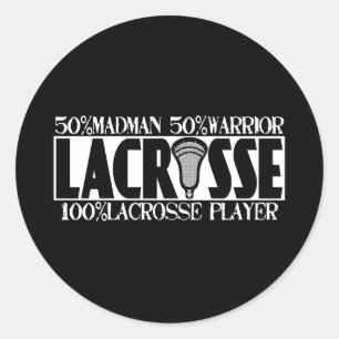 Lacrosse Um Adesivo De 100%