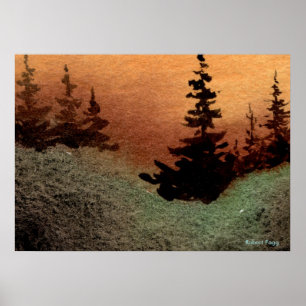 "Lacuna nº 1" Paisagem Poster