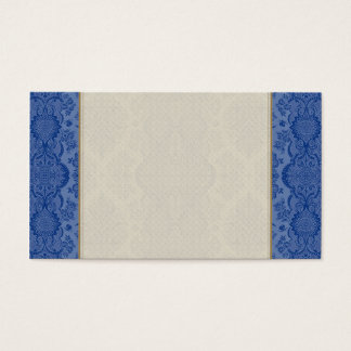 Lacy Vintage Floral em Azul Médio