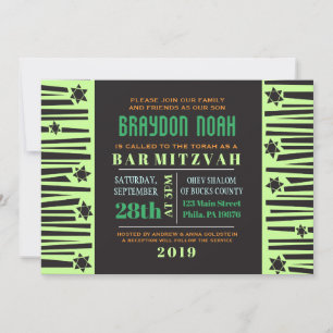 LADDER para o convite do Bar STARS Bat Mitzvah