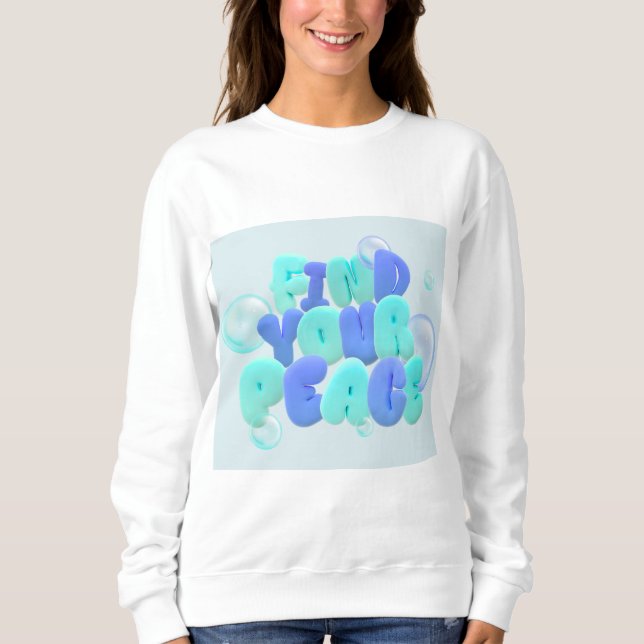 Ladies Find Your Peace Long Sleeve Top (Frente)